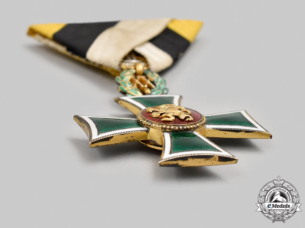 bulgaria,_kingdom._two_long_service_crosses_for_twenty_years'_service_m21_701