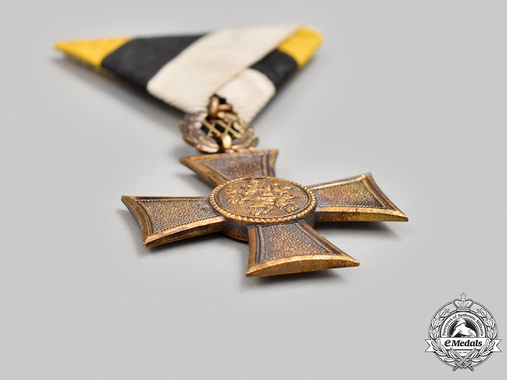 bulgaria,_kingdom._two_long_service_crosses_for_twenty_years'_service_m21_702