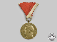 Croatia, Independent State. An Ante Pavelić Bravery Medal, Bronze Grade Medal, C.1941
