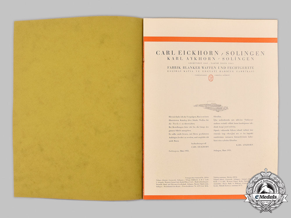 germany,_weimar_republic._an_eickhorn_pamphlet_for_turkish_swords,1931_m21__mnc1026_1