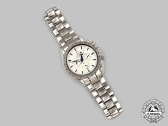 Switzerland. A Stainless Steel Broad Arrow Omega Speedmaster Automatic Chronometer Watch
