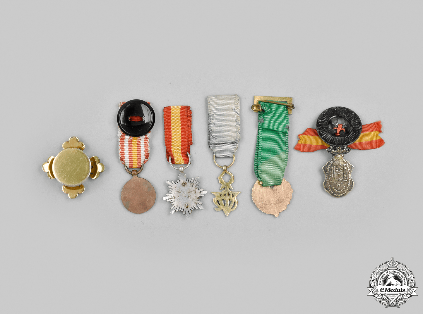 spain,_kingdom,_franco_era._a_lot_of_six_miniature_awards_m21_mnc3460