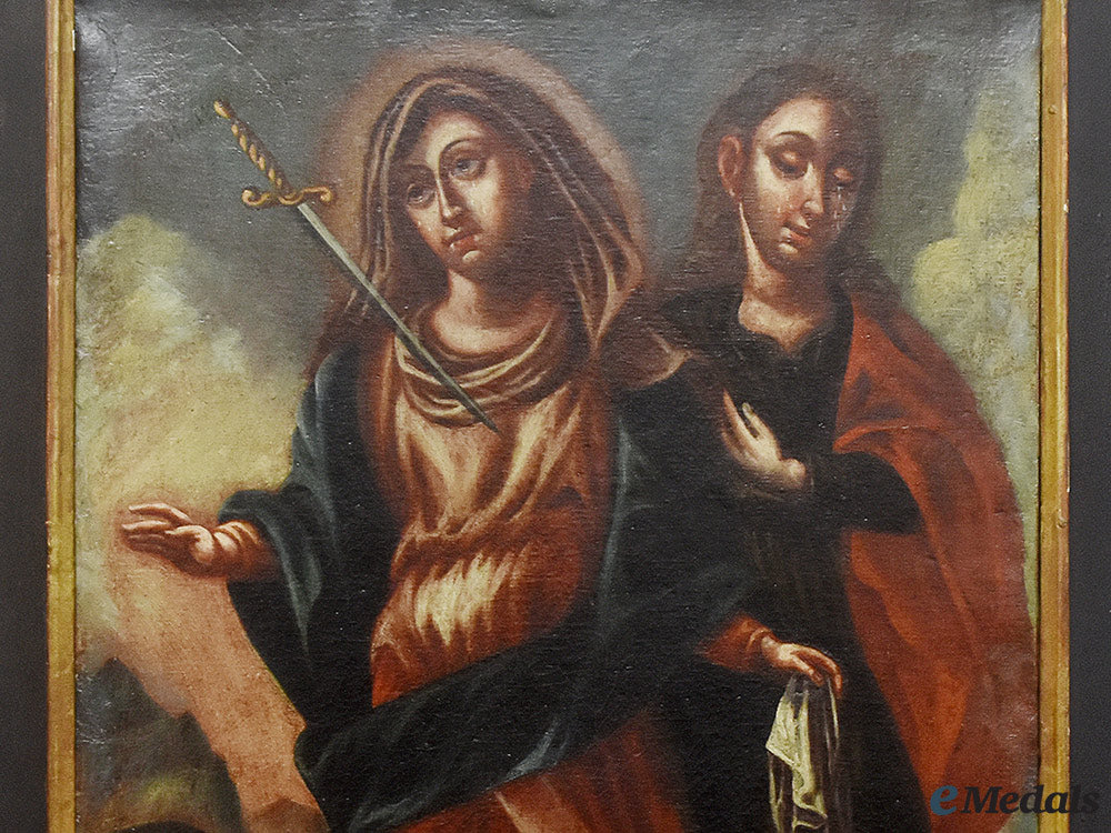 italy,_states._a_large_oil_painting_of_the_virgin_mary_with_john_the_apostle_m22_cbb_6997_1