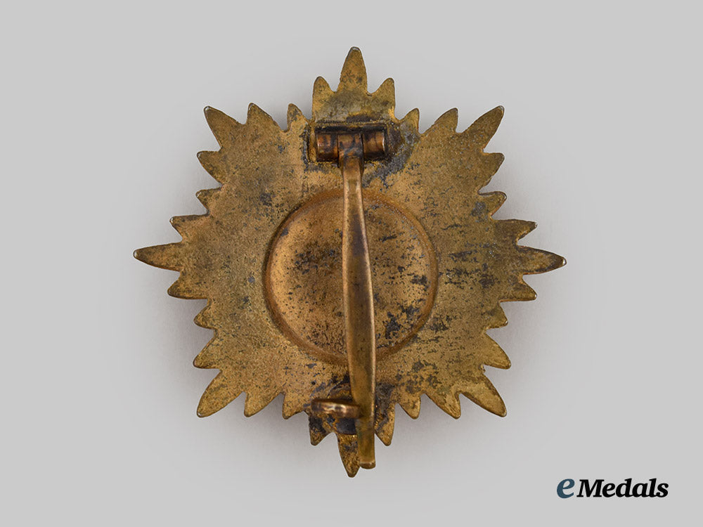 Germany, Wehrmacht. An Eastern Peoples Bravery Decoration, I Class in Gold, by Wächtler & Lange