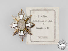 A First War German “Feld-Ehrenzeichen” Field Honour Badge In Its Case Of Issue