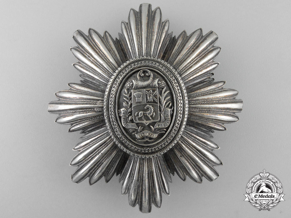 a_venezuelan_order_of_the_bust_of_bolivar;_french_made_m_413