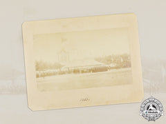 Russia, Imperial. A Rare Photograph  Of 1885 Ceremony With Tsar Alexander III