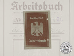 A Labour Book & Ld Card To Alice Hagel; Emil Köster Ag