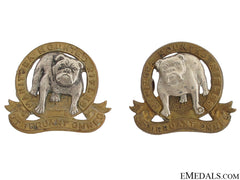 Manitoba Mounted Rifles Officer Collar Badges