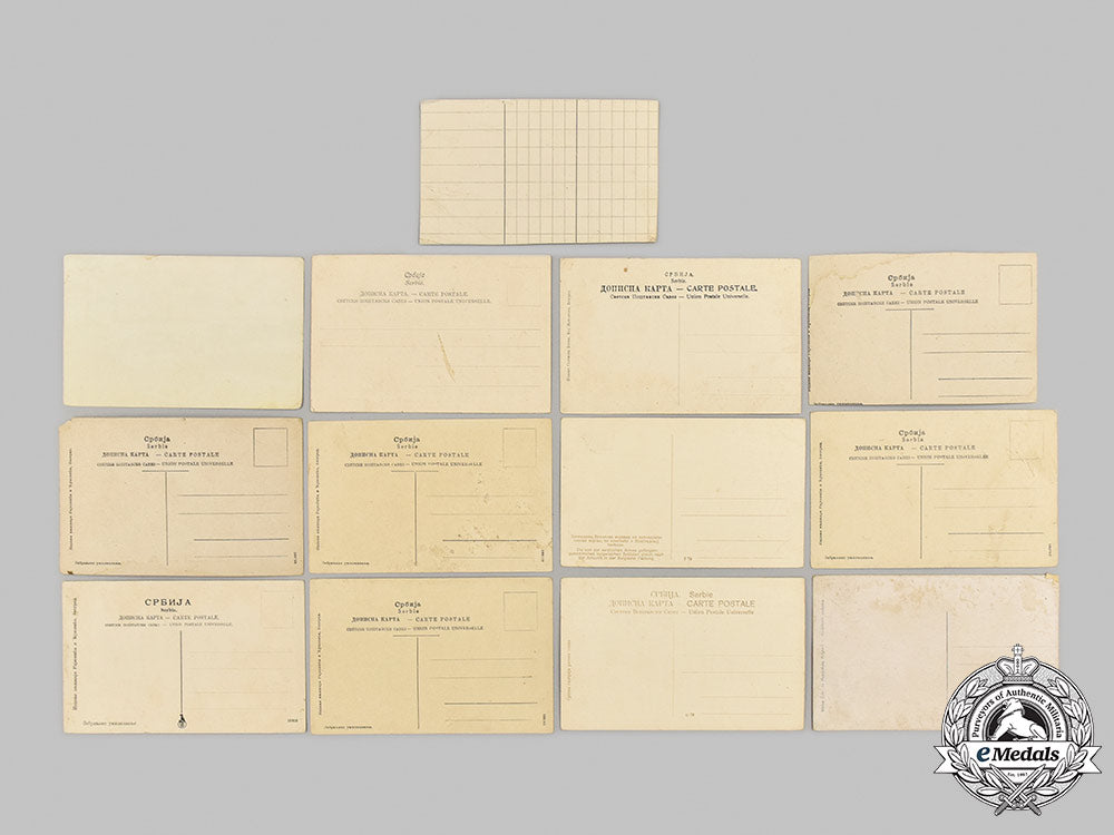 serbia,_kingdom._a_lot_of_thirteen_unused_postcards,_c.1910__mnc0972_1