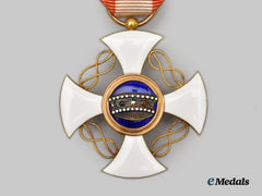 Italy, Kingdom. An Order Of The Crown In Gold, Knight