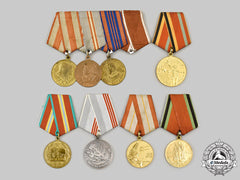 Russia, Soviet Union. A Lot Of Eight Medals