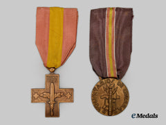 Italy, Fascist State. Two Spanish Civil War Medals