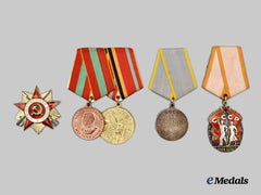 Russia, Soviet Union. A Mixed Lot Of Medals & Awards