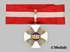 Italy, Kingdom. An Order Of The Crown In Gold, Commander’s Cross