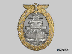 Germany, Kriegsmarine. A High Seas Fleet Badge By Steinhauer & Lück