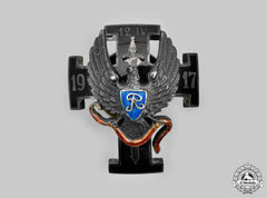 Estonia. A Rare Cavalry Regiment Badge, C. 1918