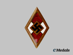 Germany, Hj. A Golden Honour Badge, By Wilhelm Deumer