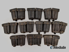 Germany, Wehrmacht. A Lot Of K98 Ammunition Pouches