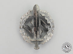 A Third Reich Period Silver Grade Sa Sports Badge By W. Redo Of Saarlautern