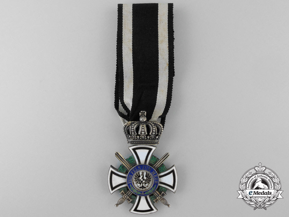 a_house_order_of_hohenzollern;_knight's_cross_with_swords_n_614