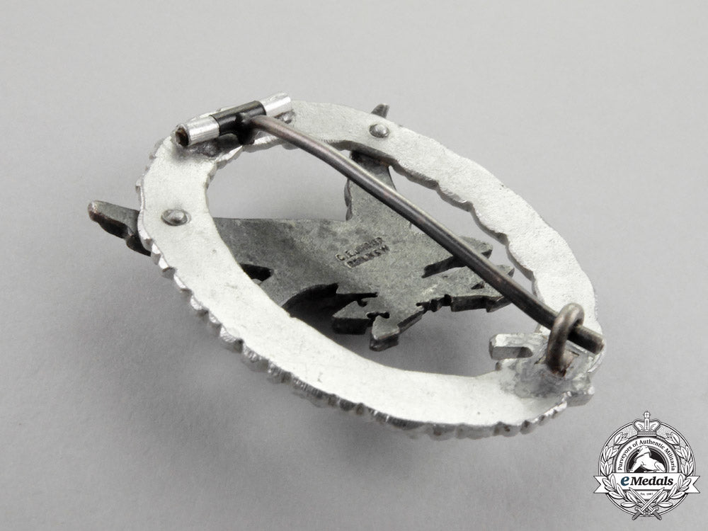 germany,_luftwaffe._a_radio_operator_badge_with_lightning,_in_aluminum,_by_c._e._juncker_n_682_1