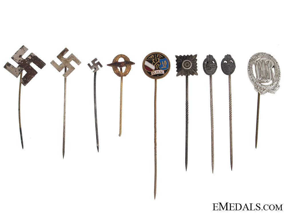 nine_german_stickpins_nine_german_stic_511143450f127