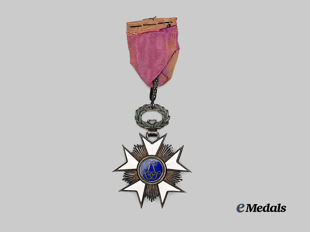 belgium,_kingdom._an_order_of_the_crown,_officer_e_medals__e_u24375_4