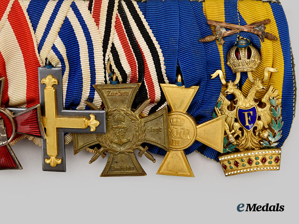 Germany, Imperial. A Superb Order and Medal Bar for First World War and Freikorps Service