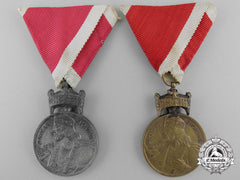 Two Second War Croatian Zvonimir Medals