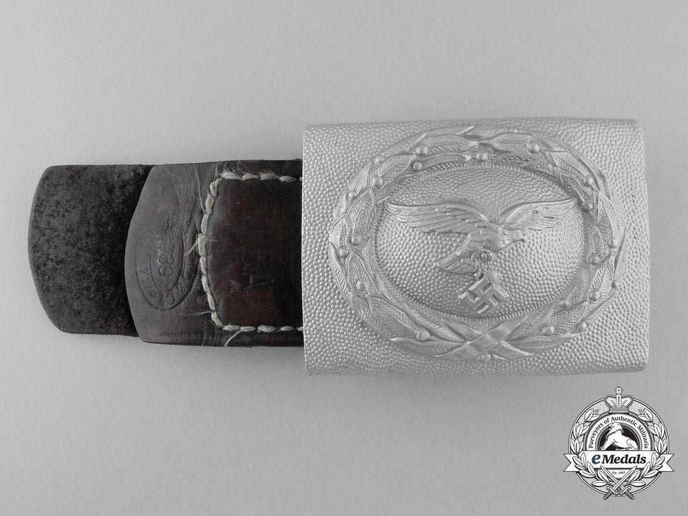a1938_pattern_enlisted_man's/_nco's_belt_buckle_to_the_luftwaffe_clothing_department_o_076