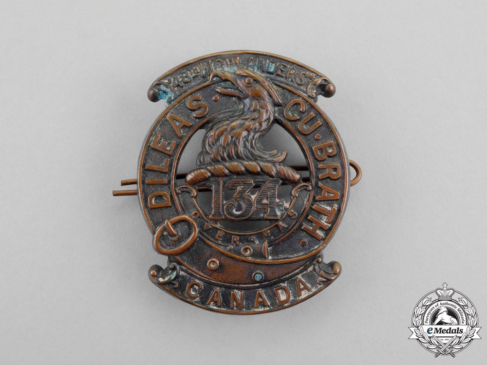 a_first_war134_th_infantry_battalion"48_th_highlanders"_glengarry_badge_o_297_1