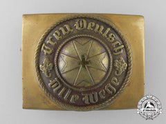 A German Youth Order (Jungdeutscher Orden) Belt Buckle; Published Example