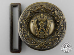 A First World Period Wilhelm Ii Officer's Belt Buckle