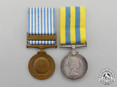 Canada. A Korean War Campaign Medal Pair To P.g. Palmer