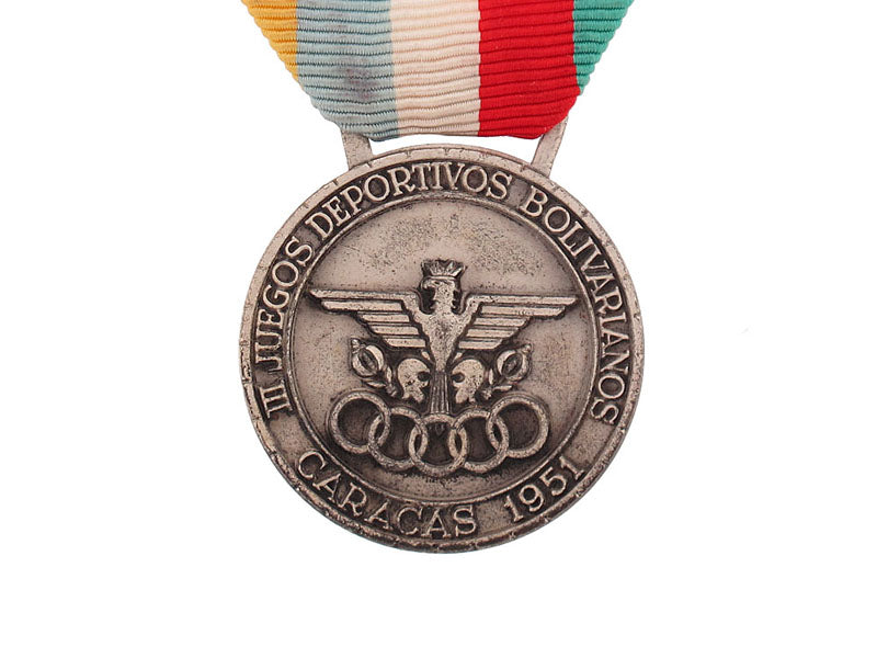 3_rd_bolivarian_games_participant's_medal,_caracas1951_og1145b