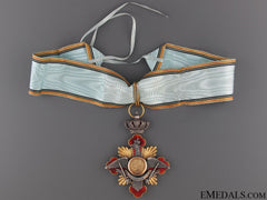 A Rare Romanian Order Of Carol I; Commanders Neck Cross