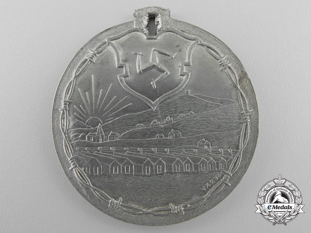 a_first_war_knockaloe,_isle_of_man_german_prisoner_of_war_camp_medal_p_340