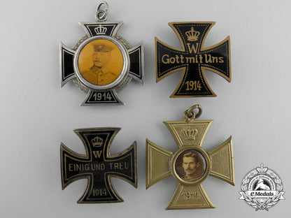four_first_war_german_memorial_iron_cross_badges_p_446