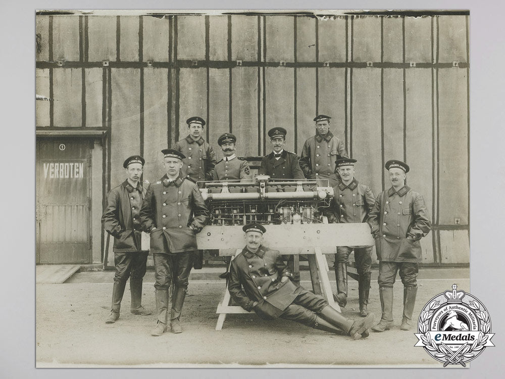 a_rare_first_war_german_imperial_naval_airship_crew_photograph_p_485