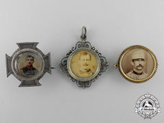 Three First War German Memorial Badges