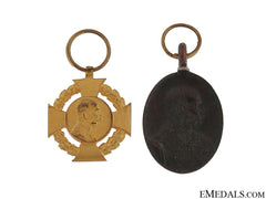Pair Of Austrian Miniature Commemorative Medals