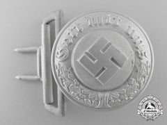A German Police Officer's Belt Buckle; Marked & Published Example