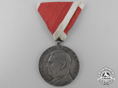 A Large Second War Croatian Bravery Medal First Class 1941-45 By T.krivak