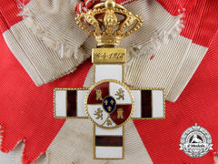 A Spanish Military Merit Order; White Division & Dated April 16Th 1918