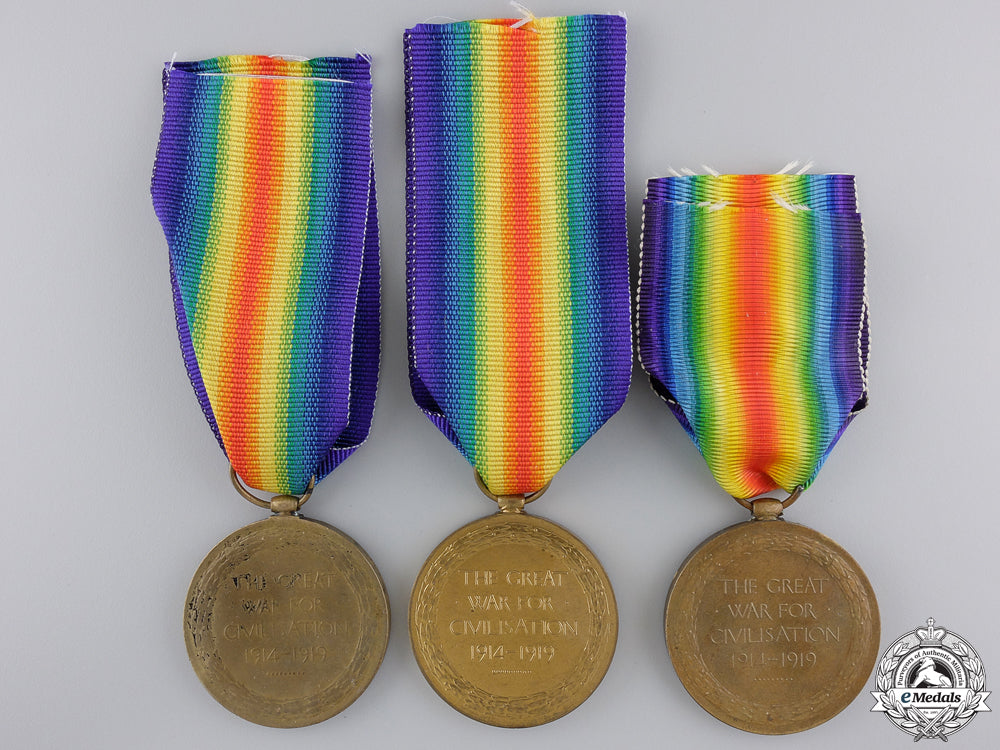 three_first_war_canadian_victory_medals_s0020645