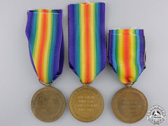 Three First War Canadian Victory Medals