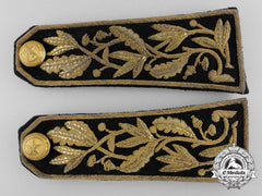 A Pair Of French Foreign Legion Officer's Shoulder Boards
