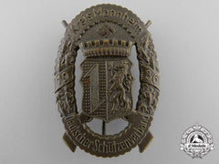A German Shooting Association Kreis Mannheim 1936 Award Badge; Bronze Grade