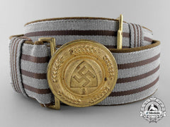 A Rad General Officer's Brocade Dress Belt With Buckle By Overhoff & Cie; Published